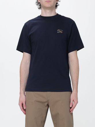 Burberry T-shirt girocollo in cotone con iconico logo Equestrian Knight