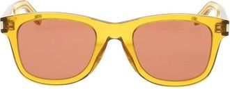 Saint Laurent Zonnebril - unisex - Accessoires - Geel - Maat: ONE Size