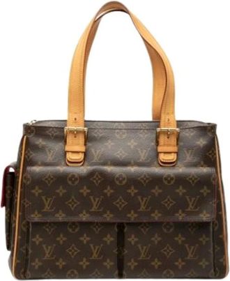 Louis Vuitton Pre-owned Shoulder Bags, female, Brown, Size: ONE SIZE Pre-owned Multipli-Cite Shoulder Bag