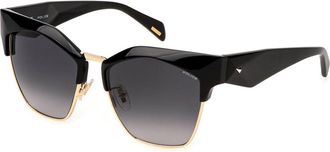 Police SPLN59 GEM 4 0Z42 Womens Sunglasses Gold Size 56