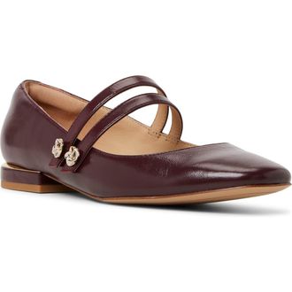 Ted Baker Maryam Mary Jane Flat in Bordo at Nordstrom Rack, Size 6.5