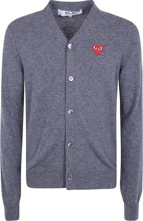 Comme Des Gar&ccedil;ons Cardigans - Heren - Vesten - Grijs - M - Truien & Vesten