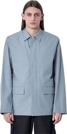 Rier Shirt Jacket - Heren - Zomerjassen - Grijs - L - Katoen - Jassen