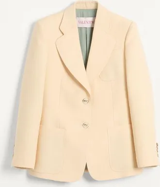 Valentino Blazer In Crepe Couture Donna BETULLA 36