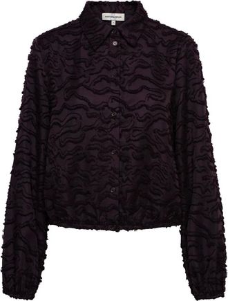 &Co Woman Wendelien Blouse - Dames - Blouses & Shirts - Paars - Maat: XL Poliester