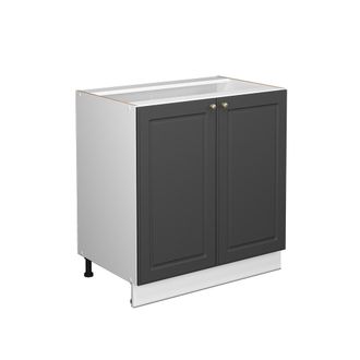 Vicco Armario De Ba&ntilde;o Mediano Fame-line, Antracita-oro, 80 X 81.6 Cm Con Estante, Sin Encimera