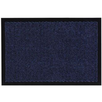Andiamo Easy stuoia Cattura Sporco, zerbino di Polipropilene-Adatto per Interno/Esterno Antracite, Blu, 60 x 80 cm