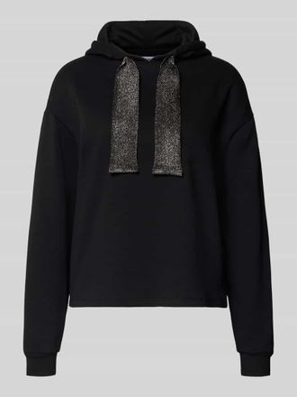 Pieces Regular Fit Hoodie aus Baumwoll-Mix Modell CHILLI in Black, Gr&ouml;&szlig;e XS