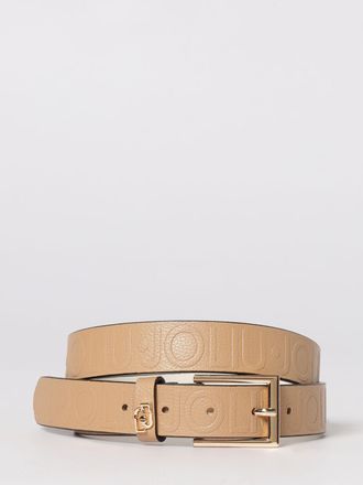 Liu Jo Grained Synthetic Leather Belt with Logo