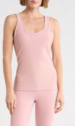 Yogalicious WonderLink Sora V-Neck Tank in Blush Silk at Nordstrom Rack, Size X-Small