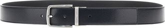 Emporio Armani Reversible leather belt with logo Man One Size