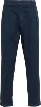 Dondup Stijlvolle 894C Broek - Heren - Vrijetijds broeken - Blauw - W32 - Katoen - Broeken