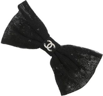 Chanel Pre-owned Accessories, female, Black, Size: ONE SIZE Pre-owned Vintage Hair Accessory