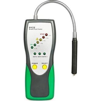 OEM Comprobador De L&iacute;quido De Frenos Para Autom&oacute;viles Con Indicador De Detecci&oacute;n De Humedad Y 9 Led Para L&iacute;quidos De Frenos Dot3, Dot4 Y Dot5