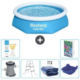 Bestway Piscina Bestway Fast Set Redonda - 244x61 Cm - 7-piezas S318