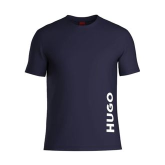 HUGO BOSS Tops, Heren, Blauw, M, Katoen, TShirt MC Coton