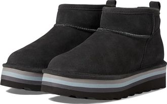 Bearpaw Retro Shorty Womens Shoes Graphite : 10 M, Suede