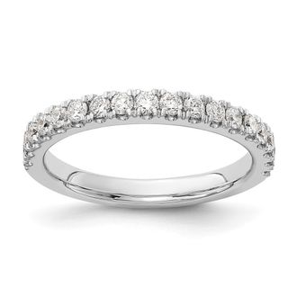 Diamond2Deal 14k Gold Lab Grown Diamond Wedding Band Ring 1/2Ct Clarity- VS Color- D-E
