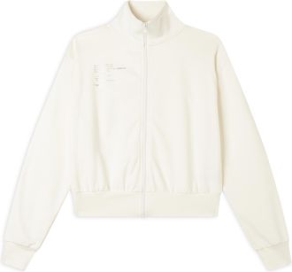 Freddy Felpa cropped con zip e collo alto in french terry