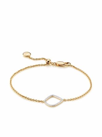 Monica Vinader Bracciale Riva a catena con diamanti - Oro
