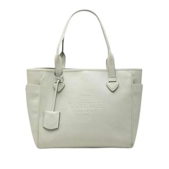 Loewe Pre-owned Tote Bag - Dames - Vintage Shopper - Wit - ONE Size - Leer - Vintage
