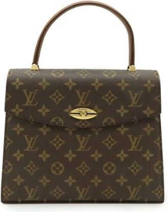 Louis Vuitton Pre-owned Handbags, female, Brown, Size: ONE SIZE Pre-owned Vintage Canvas Handbag