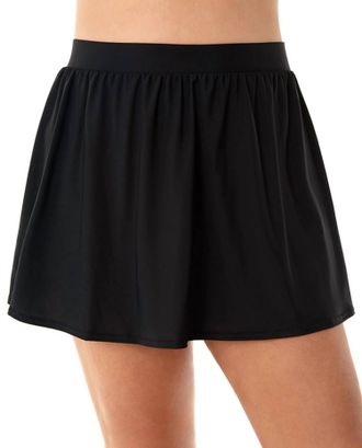 Miraclesuit Plus Size Swim Skirt In Black