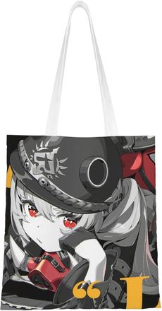 Generic 40.6 X 38.0 cm Canvas Totes Hand Shopping Bag With All Roles Print Zenless Zone Zero Impression For Daily Shopping Shoulder Bag