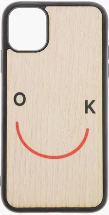 Wood'd Wooden OK Iphone 11 Hard Case size Unica