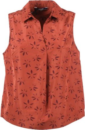 K-Way Anty Emby Jacquard Top - Dames - Tops zonder mouwen - Veelkleurig - S - Katoen - Tops