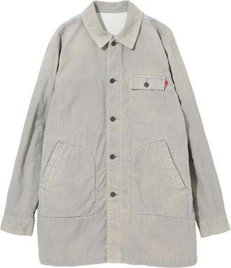 Undercover corduroy-effect shirt - men - Cotton - 3 - Grey