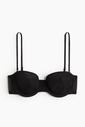 H&M Balconette-BH mit Spacer-Schaumstoff - Schwarz