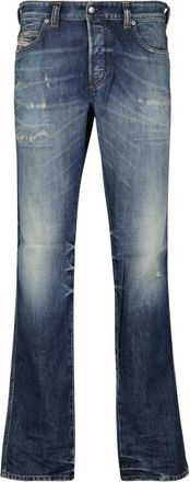 Diesel Vintage Blauwe Straight Leg Jeans - Heren - Bootcut Jeans - Blauw - W30 L32 - Denim - Jeans