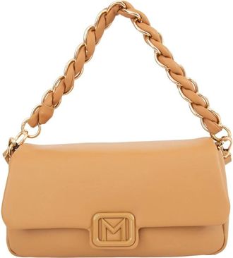 Marella Beige Handtas Stijlvolle Modieuze Accessoire - Dames - Handtassen - Beige - ONE Size - Polyester - Tassen