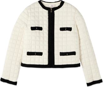 Oltre Gewatteerd Lichtgewicht Donsjack - Dames - Winterjassen - Wit - 3XL - Polyester - Jassen