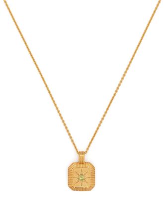 Missoma Collana con pendente August Birthstone - Oro