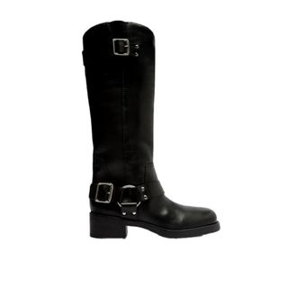 Arezzo Clara Knee-High Boot Black A1281100050001 Womens