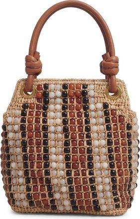 Veronica Beard Small Slouch Beaded Bag in Hazelwood Multi at Nordstrom