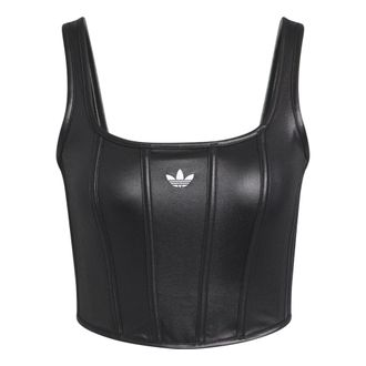 adidas (WMNS) adidas Corset Tank Top Asia Sizing Black IX1912