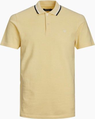 Jack & Jones Jack & Jones Mens Short Sleeve Regular Fit Polo Shirt - Tan - Size: 36