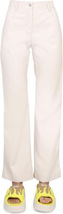 Msgm Straight-Leg High Waist Pants