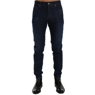 Frankie Morello Heren, Jeans, Blauw, Maat: W33 Katoen