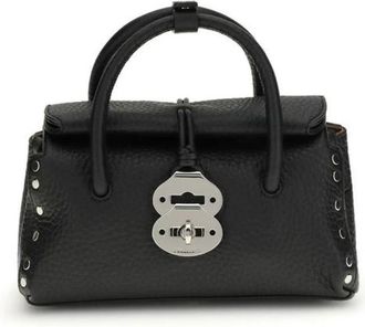 Zanellato Bos Taurus Handbag - Dames - Handtassen - Zwart - ONE Size - Leer - Tassen