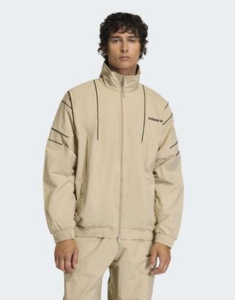 adidas Originals Cutline - Top sportivo kaki pietra-Neutro