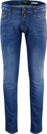 Replay Anbass broek blauw stretch