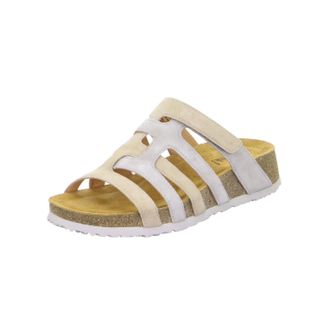 Think Womens Koak Open-Toe Mule In Iced Coffee Kombi