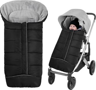 OEM Sacco Nanna Invernale Per Passeggino, Sacco Nanna Universale Per Neonati, Sacco Nanna Invernale Per Passeggino Con Cappuccio Con Cerniera E Coulisse, 