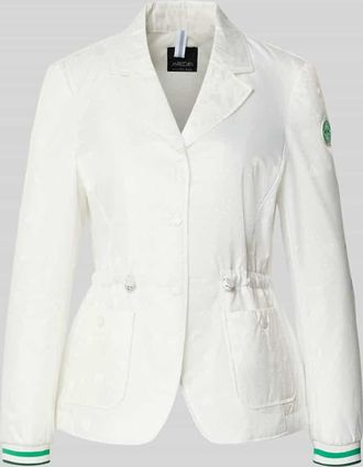 Marc Cain Regular Fit Blazer mit aufgesetzten Taschen in Offwhite, Gr&ouml;&szlig;e 34