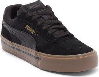 Puma Court Classic Vulc Sneaker in Puma Black/Puma Gold at Nordstrom Rack, Size 11.5