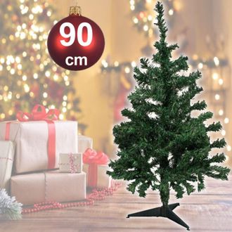 Trade Shop Trade Shop - Albero Di Natale Artificiale 90cm Abete Sintetico Per Casa Ufficio Colore Verde